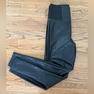 a new day Faux Leather Black Leggings